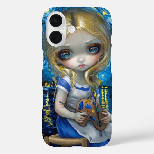 Alice in een Van Gogh Nocturne Case-Mate iPhone Case (Achterkant)