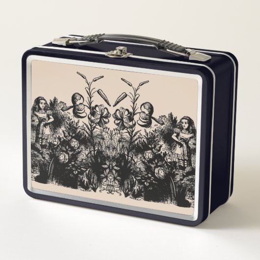  Alice in een Wonderland in de bloemen (Voorkant)