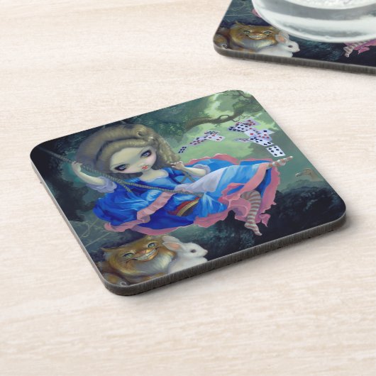 Alice in Fragonard's Swing Onderzetters (Linkerzijde)