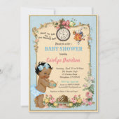 Alice in het Baby shower van Wonderland Kaart (Voorkant)