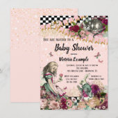  Alice in het Baby shower van Wonderland Kaart (Voorkant / Achterkant)