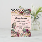  Alice in het Baby shower van Wonderland Kaart (Staand voorkant)