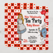 Alice in het Baby shower Wonderland (Voorkant / Achterkant)