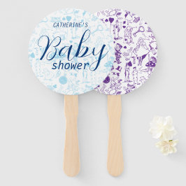  Alice in het Baby shower Wonderland Handwaaier
