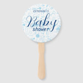 Alice in het Baby shower Wonderland Handwaaier (Voorkant)