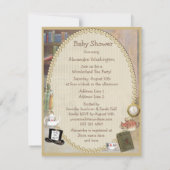  Alice in het Baby shower Wonderland Kaart (Achterkant)