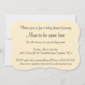 Alice in het Baby shower Wonderland Kaart (Achterkant)