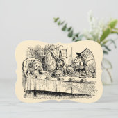 Alice in het Baby shower Wonderland Kaart (Staand voorkant)