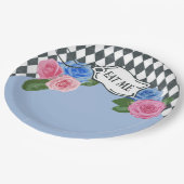 Alice in het Bord van de Blauwe Partij van Wonder (Gekanteld)