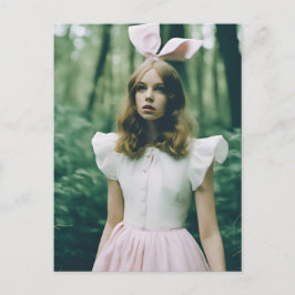 Alice in het bos Mode Verlopen Film Mode Briefkaart