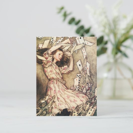 Alice in het Briefkaart van de Wonderland Flying C (Staand voorkant)