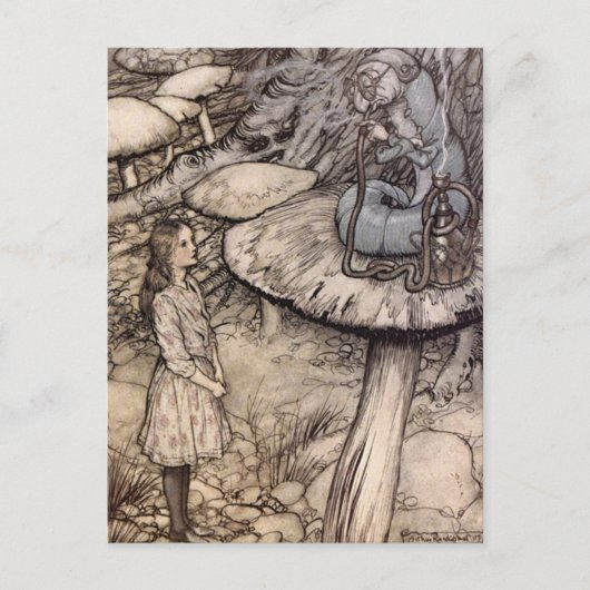  Alice in het Briefkaart Wonderland (Voorkant)