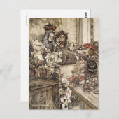 Alice in het Briefkaart Wonderland (Voorkant / Achterkant)