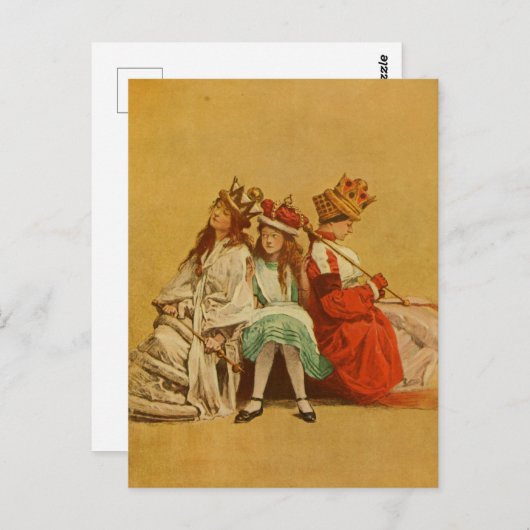  Alice in het Briefkaart Wonderland (Voorkant / Achterkant)