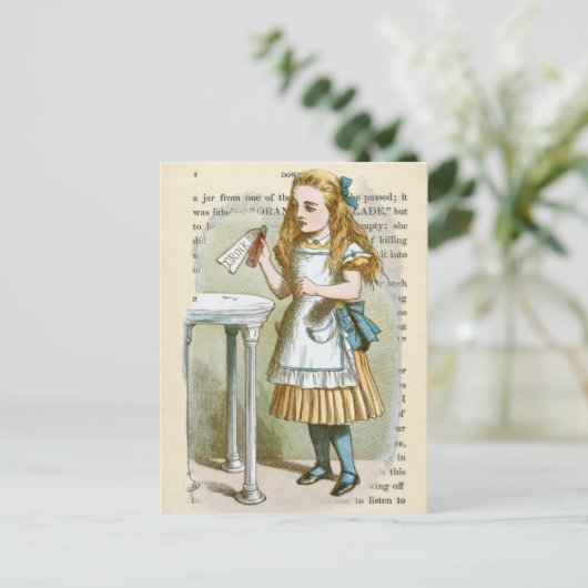 Alice in het Briefkaart Wonderland (Staand voorkant)