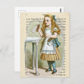 Alice in het Briefkaart Wonderland (Voorkant / Achterkant)