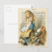  Alice in het Briefkaart Wonderland (Voorkant / Achterkant)