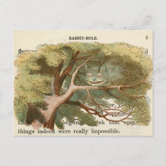 Alice in het Briefkaart Wonderland (Voorkant)