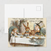 Alice in het Briefkaart Wonderland (Voorkant / Achterkant)