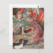 Alice in het Briefkaart Wonderland (Voorkant / Achterkant)