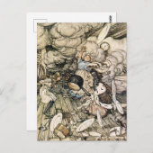 Alice in het Briefkaart Wonderland (Voorkant / Achterkant)