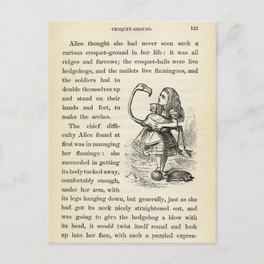  Alice in het Briefkaart Wonderland (Voorkant)