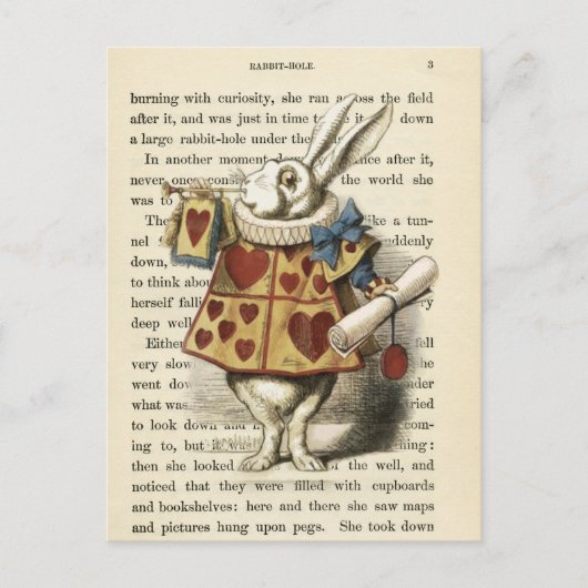  Alice in het Briefkaart Wonderland (Voorkant)