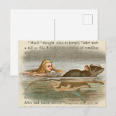 Alice in het Briefkaart Wonderland (Voorkant / Achterkant)