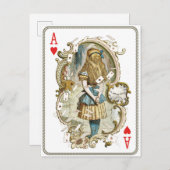  Alice in het Briefkaart Wonderland (Voorkant / Achterkant)