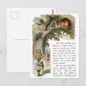 Alice in het Briefkaart Wonderland (Voorkant / Achterkant)