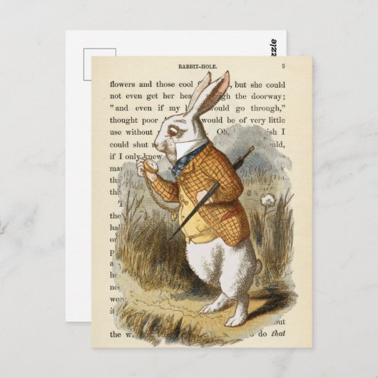  Alice in het Briefkaart Wonderland (Voorkant / Achterkant)