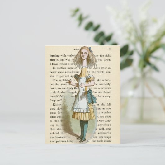 Alice in het Briefkaart Wonderland (Staand voorkant)