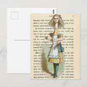 Alice in het Briefkaart Wonderland (Voorkant / Achterkant)