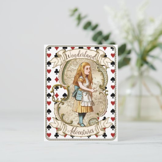Alice in het Briefkaart Wonderland (Staand voorkant)