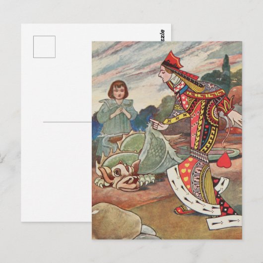  Alice in het Briefkaart Wonderland (Voorkant / Achterkant)