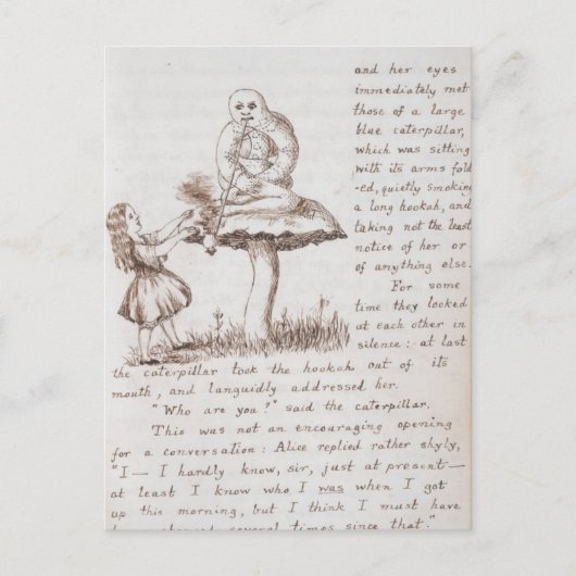 Alice in het Briefkaart Wonderland (Voorkant)