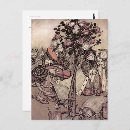 Alice in het Briefkaart Wonderland (Voorkant / Achterkant)