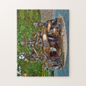 Alice in het centrale park van Wonderland. Legpuzzel (Verticaal)