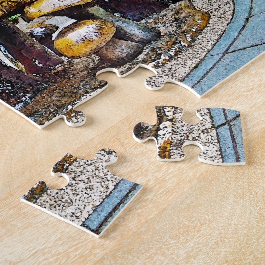 Alice in het centrale park van Wonderland. Legpuzzel (Zijkant)