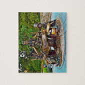 Alice in het centrale park van Wonderland. Legpuzzel (Verticaal)