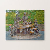 Alice in het centrale park van Wonderland. Legpuzzel (Horizontaal)