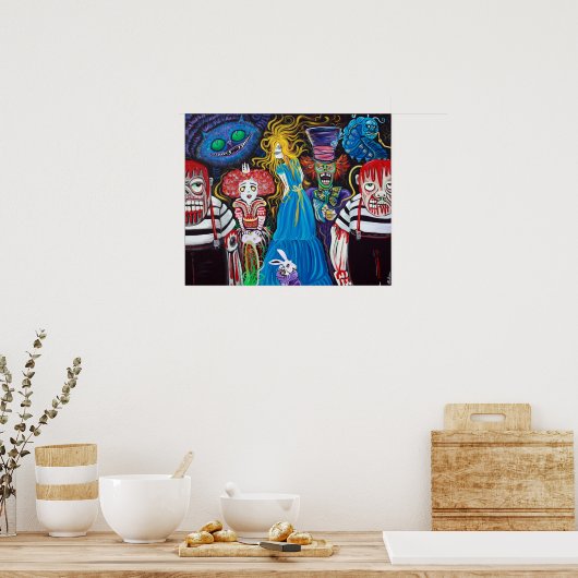 Alice in het Poster Zombie (Keuken)