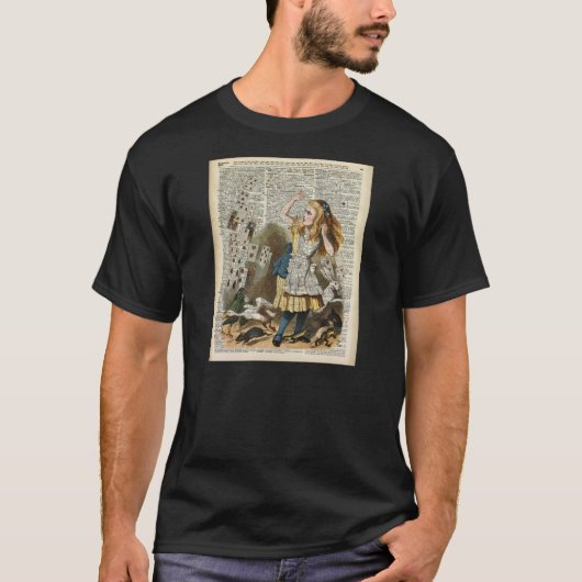 Alice in het sprookjesland t-shirt (Voorkant)