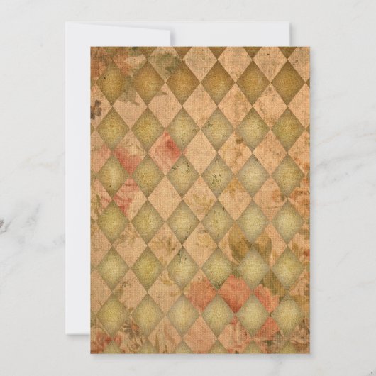  Alice in het Vrijgezellenfeest Wonderland Kaart (Achterkant)