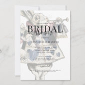 Alice in het Vrijgezellenfeest Wonderland Kaart (Voorkant)