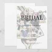 Alice in het Vrijgezellenfeest Wonderland Kaart (Voorkant / Achterkant)