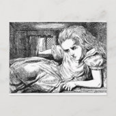 Alice in het Witte konijnenhuis Briefkaart (Voorkant)