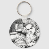 Alice in het Witte konijnenhuis Sleutelhanger (Voorkant)