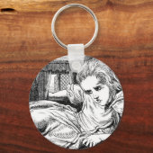 Alice in het Witte konijnenhuis Sleutelhanger (Voorkant)