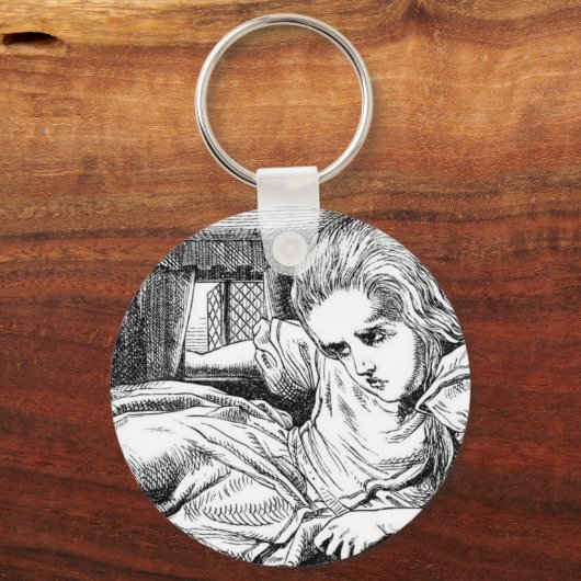 Alice in het Witte konijnenhuis Sleutelhanger (Voorkant)